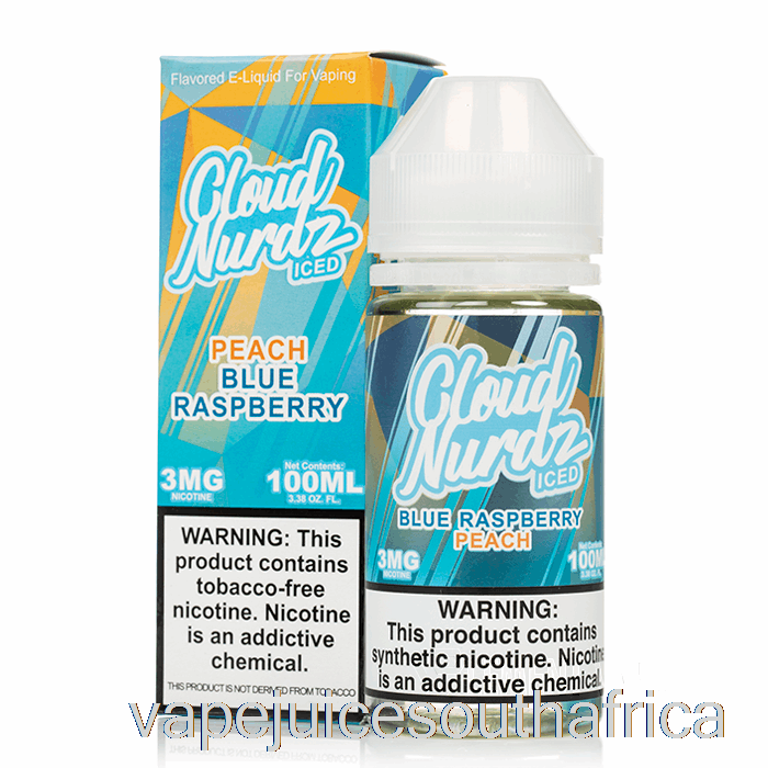 Vape Pods Iced Peach Blue Raspberry - Cloud Nurdz - 100Ml 0Mg